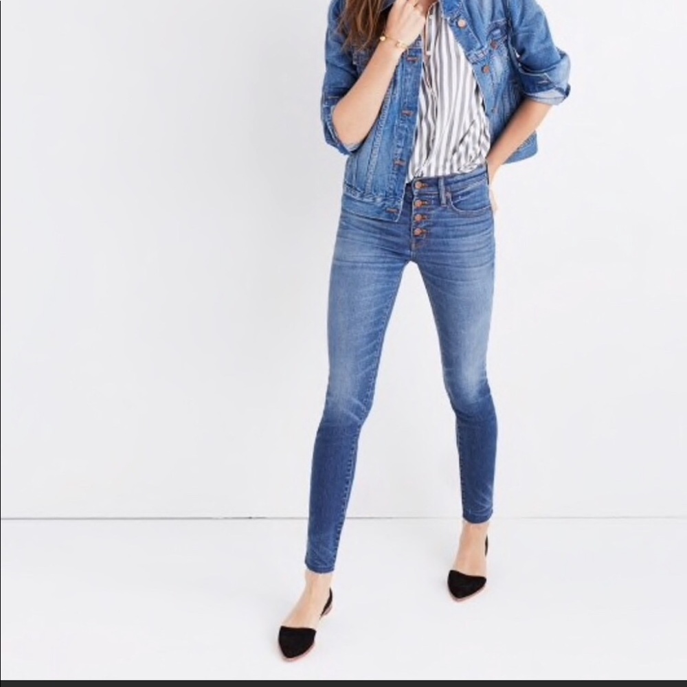 NWOT Madewell 9” high riser skinny skinny
